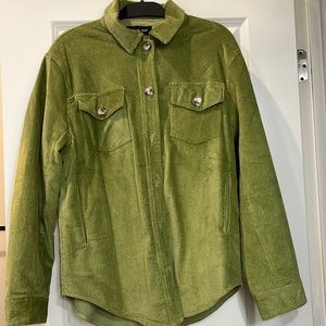 Corduroy shacket